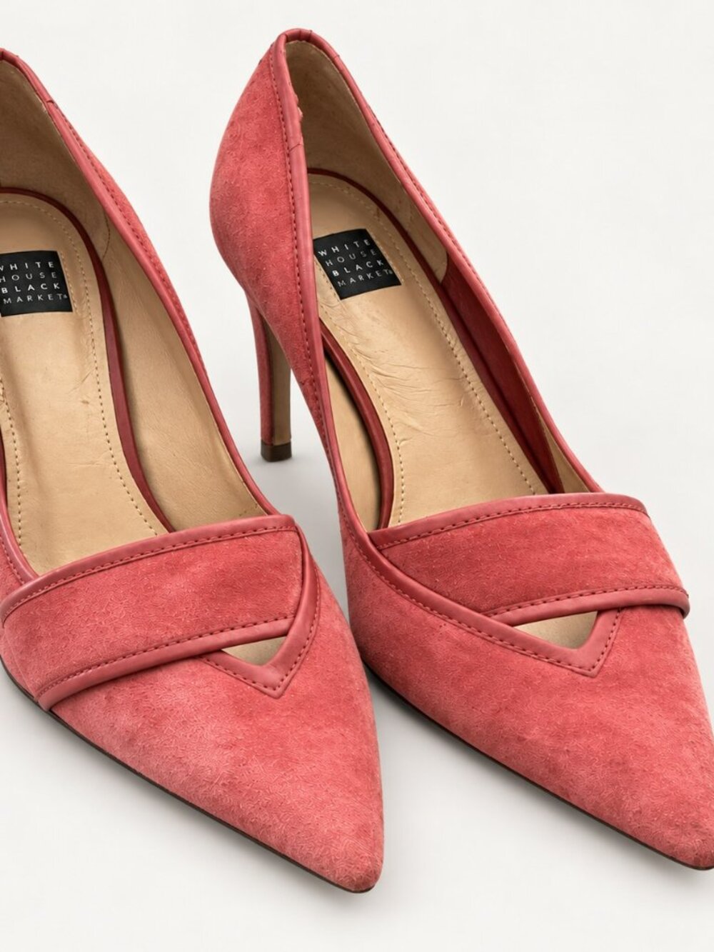 White House Black Market Hayden Rose Pink Pointed Toe Pumps 7M
